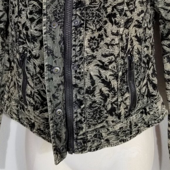 FREE PEOPLE "Follow the Flock" Motorcycle Jacket 5459E1M - Picture 7 of 16